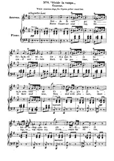 Fragmente: Akt II, Nr.8, für Stimmen und Klavier by Giuseppe Verdi