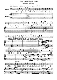 Fragmente: Akt III, Nr.17, für Stimmen und Klavier by Giuseppe Verdi