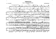 Fragmente: Ouvertüre, für Klavier, vierhändig – Stimmen by Richard Wagner