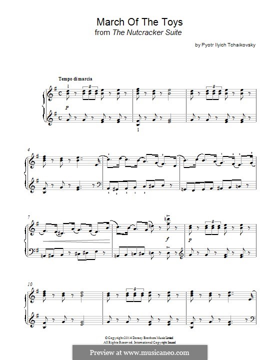 Nr.2 Marsch: Für Klavier by Pjotr Tschaikowski