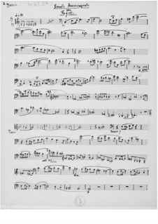 Sonata accompagnata für Fagott und Klavier: Fagottstimme by Ernst Levy