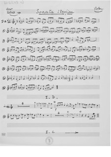 Sonata Strofica für ein Kammermusik-Ensemble: Stimmen by Ernst Levy