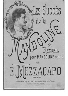 Les Succès de la Mandoline: 2e recueil by Eduardo Mezzacapo