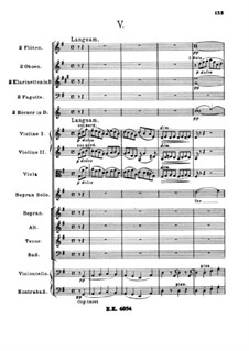 Ein deutsches Requiem, Op.45: Teil V by Johannes Brahms