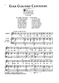 Vittoria! Vittoria!: Medium voice in C Major by Giacomo Carissimi