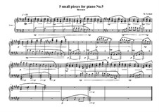 5 small pieces for piano: Stück Nr.5, MVWV 394 by Maurice Verheul
