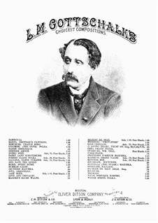 Marche de Nuit, Op.17: Für Klavier by Louis Moreau Gottschalk