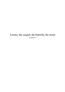 Mathematician Suite: Movement II- Lorenz, the Seagull, the Butterfly, the Storm, for darbuka by Paul Burnell