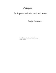 Patapan: For female choir and piano by Sonja Grossner