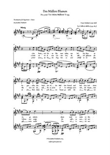 No.9 Des Müllers Blumen: Für Tenor und Gitarre by Franz Schubert