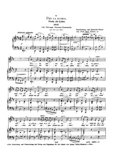 Griselda: Per la gloria d'adorarvi (low voice in D Major) by Giovanni Battista Bononcini