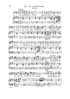 Reich mir die Hand, mein Leben: For bass and mezzo and piano by Wolfgang Amadeus Mozart