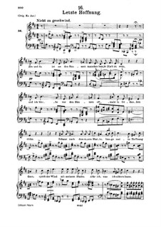 Nr.16 Letzte Hoffnung: Für Mittelstimme und Klavier by Franz Schubert