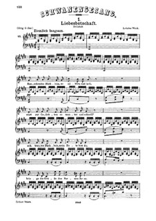 Nr.1 Liebesbotschaft: Für Mittelstimme und Klavier by Franz Schubert
