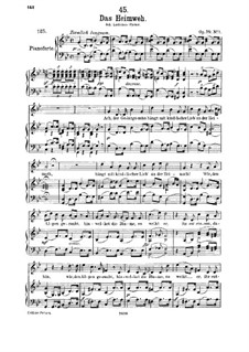 Das Heimweh, D.851 Op.79 No.1: Für Mittelstimme und Klavier by Franz Schubert