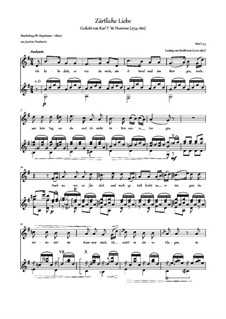 Ich liebe dich, WoO 123: Für Stimme und Gitarre (G-Dur) by Ludwig van Beethoven