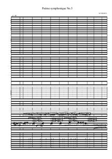 Poème symphonique No.5 for large symphonic orchestra, 3 piano's and Percussion group, MVWV 766: Poème symphonique No.5 for large symphonic orchestra, 3 piano's and Percussion group by Maurice Verheul