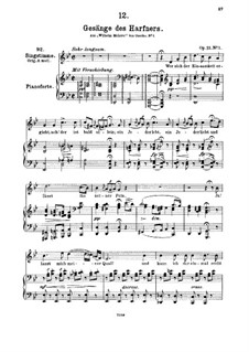 Nr.1 Wer sich der Einsamkeit ergibt: G minor (Medium Voice) by Franz Schubert
