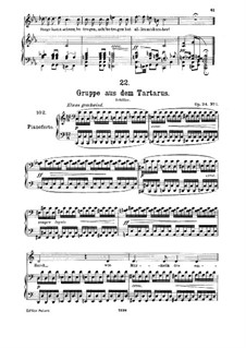 Gruppe aus dem Tartarus, D.583 Op.24 No.1: Für Mittelstimme und Klavier by Franz Schubert