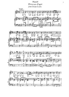 Julius Cäsar, HWV 17: Priva son d'ogni by Georg Friedrich Händel