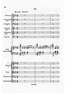 Konzert für Klavier und Orchester Nr.2, J.155 Op.32: Teil III by Carl Maria von Weber