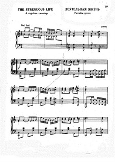 The Strenuous Life: Für Klavier by Scott Joplin