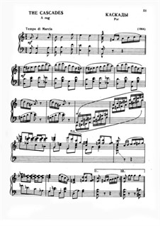 The Cascades: Für Klavier by Scott Joplin