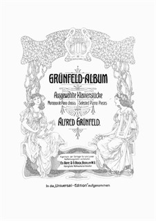 Four Piano Pieces, Op.51: No.4 Valse Mignonne by Alfred Grünfeld