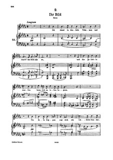Nr.9 Ihr Bild: Für hohe Stimme und Klavier by Franz Schubert