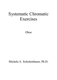 Systematic Chromatic Exercises: For oboe by Michele Schottenbauer