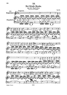 Der blinde Knabe, D.833 Op.101 No.2: Für hohe Stimme und Klavier by Franz Schubert