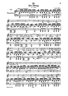 Der Zwerg, D.771 Op.22 No.1: Für hohe Stimme und Klavier by Franz Schubert