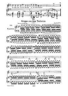 Gruppe aus dem Tartarus, D.583 Op.24 No.1: Für hohe Stimme und Klavier by Franz Schubert