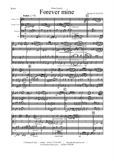 Forever Mine. Waltz: Für Blechblasquartett by THG THG
