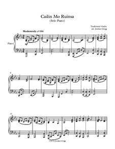 Cailin Mo Ruinsa: For solo piano by folklore