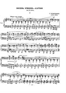 Etudes-tableaux, Op.33: Nr.1 in f-Moll by Sergei Rachmaninoff