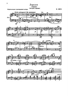 Die Loreley, S.273: Für Klavier by Franz Liszt