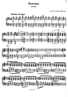 Drei Nocturnes: Nocturne in F-Dur by Sergei Rachmaninoff