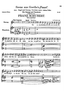 Szene aus 'Faust', D.126: Zweite Fassung by Franz Schubert