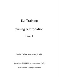 Ear Training: Tuning & Intonation: Level 2 by Michele Schottenbauer