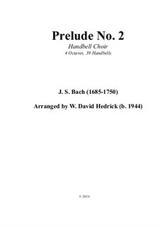 Prelude No.2 in C Minor, BWV 934: For handbells by Johann Sebastian Bach