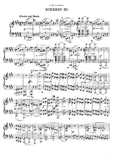 Scherzo Nr.3 in cis-Moll, Op.39: Für Klavier by Frédéric Chopin