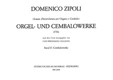 Vier Suiten für Cembalo, Op.1: Vollsammlung by Domenico Zipoli