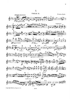 Klavierquintett in b-Moll: Violinstimme II by Nándor Zsolt