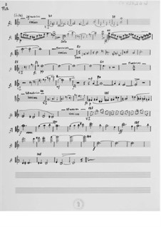 Li T’ai Po’s Antwort für Tenor, Streichorchester und Flöte: Orchesterstimmen by Ernst Levy