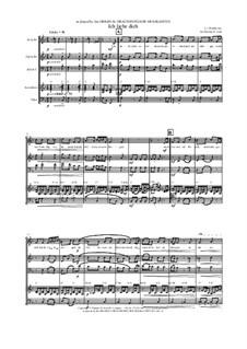 Ich liebe dich, WoO 123: For folk quartet by Ludwig van Beethoven