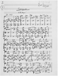 Säerspruch für Bariton und Klavier: Säerspruch für Bariton und Klavier by Ernst Levy