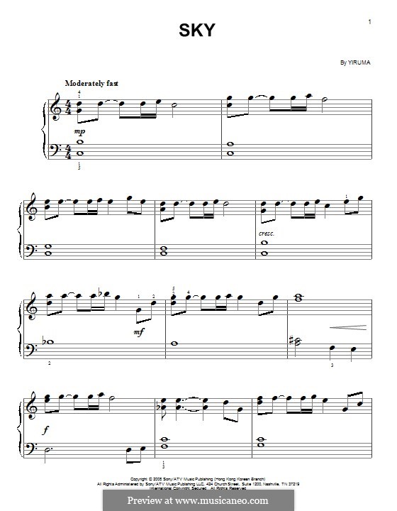Sky: Für Klavier by Yiruma