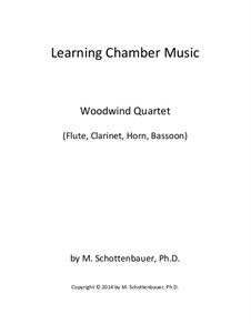Learning Chamber Music: Woodwind quartet by Michele Schottenbauer
