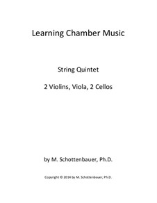 Learning Chamber Music: String quintet by Michele Schottenbauer